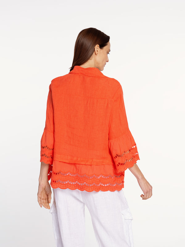 Blusa gemma coral