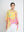 Blusa Mujer Lara Cuello redondo Amarillo Lineatre