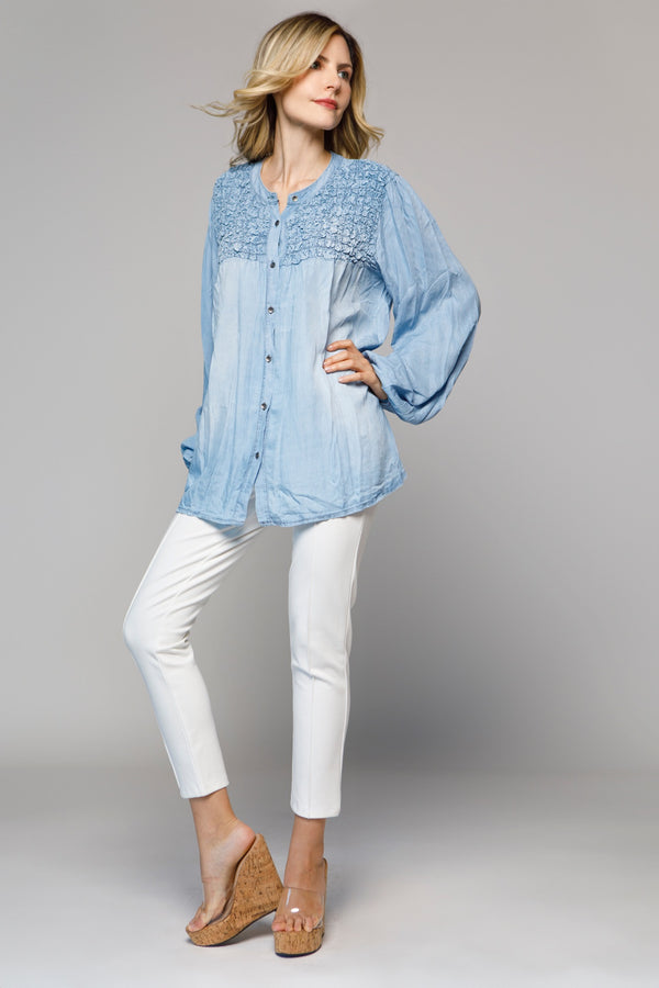 BLUSA IRIS DENIM