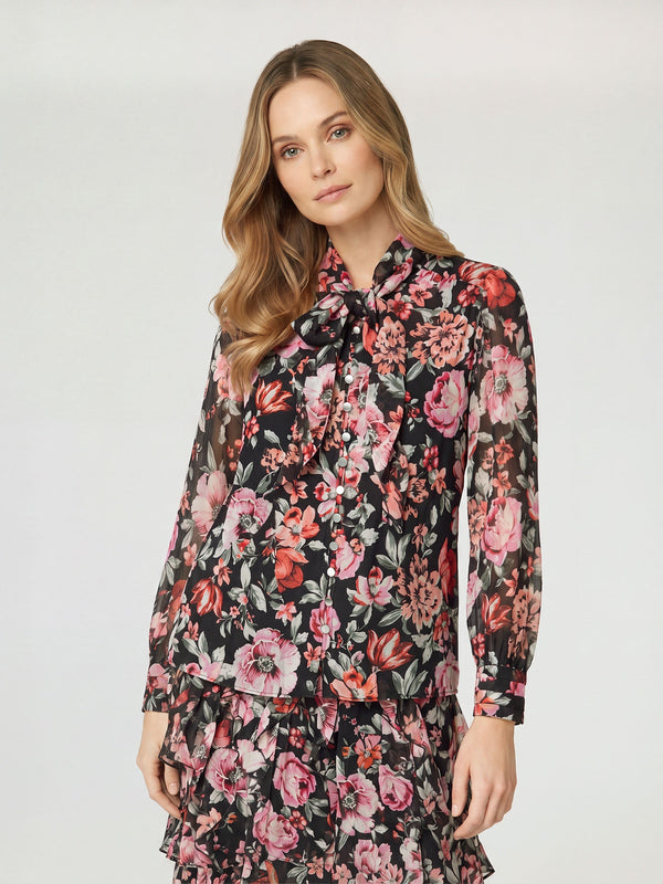 Blusa Mujer Javiera Negro Lineatré