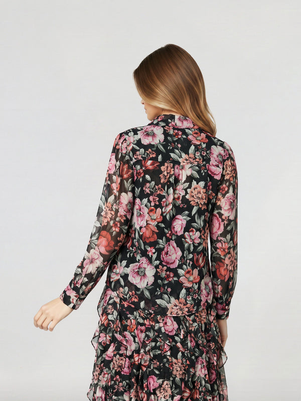 Blusa Mujer Javiera Negro Lineatré