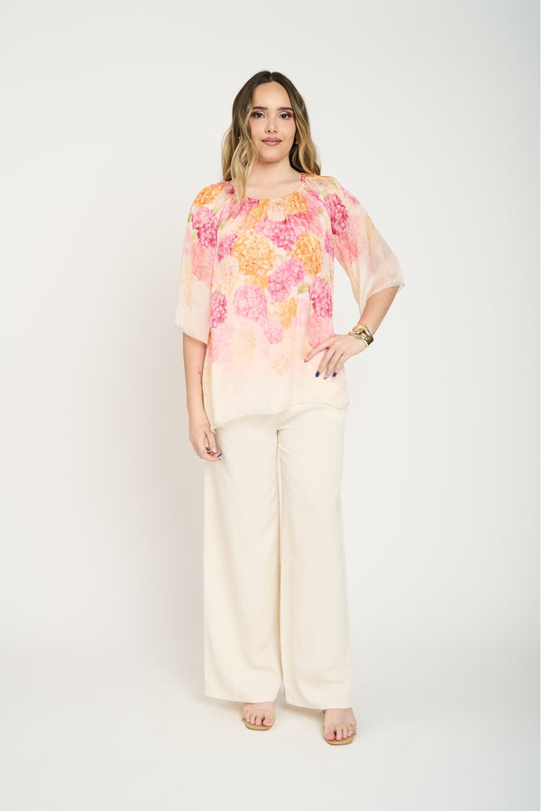 Blusa Mujer Roberta Fucsia Lineatre