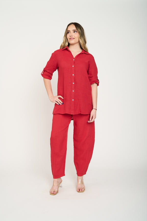Blusa Mujer Delfina Rojo Lineatre