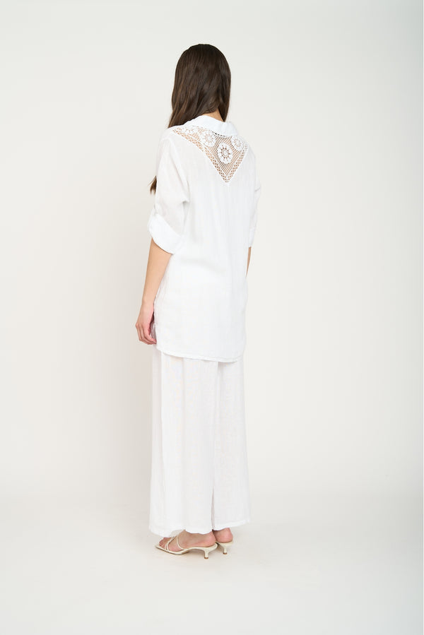Blusa Mujer Delfina Blanco Lineatre