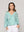 Blusa Mujer Begoña De Encaje Florar Escote V Celeste Lineatre