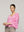 Blusa Mujer Begoña De Encaje Florar Escote V Rosada Lineatre
