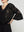 Blusa Mujer Begoña De Encaje Florar Escote V Negra Lineatre