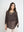 Blusa Mujer Cecilia Cuello redondo Chocolate Lineatre