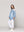 Camisa Mujer Lavinia Oversize Con Detalle Calado Celeste Lineatre