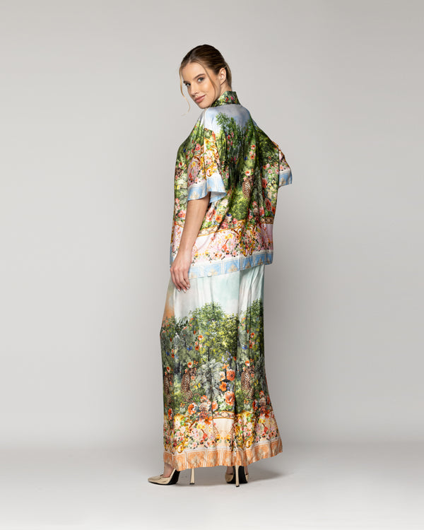 Blusa Mujer Pasqualina Estampado Flora Y Fauna Lineatre