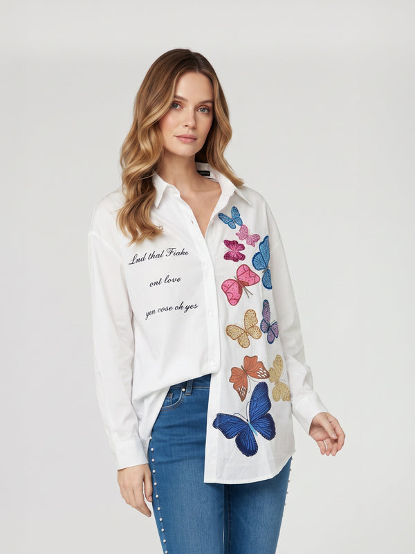 Blusa Mujer Olivia Blanco Lineatré