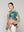 Blusa Mujer Briela Cuello Mao Estampado Mixto Amarilla Lineatre