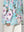 Blusa Mujer Briela Cuello Mao Estampada Con Flores Verde Menta Lineatre