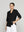 Blusa Mujer Carolina Slim Fit Tela Ligera Negra Lineatre