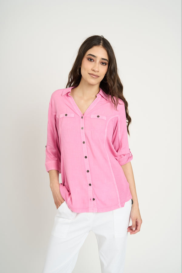 Blusa Mujer Serena Lila Lineatre