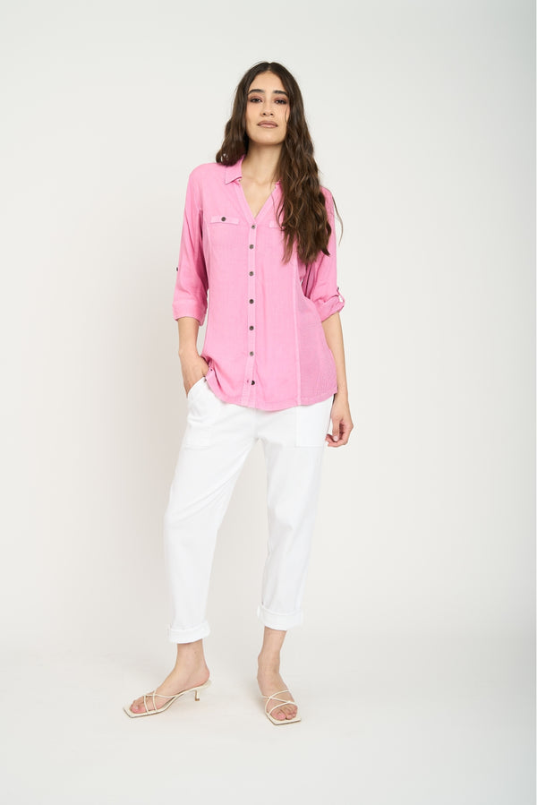 Blusa Mujer Serena Lila Lineatre