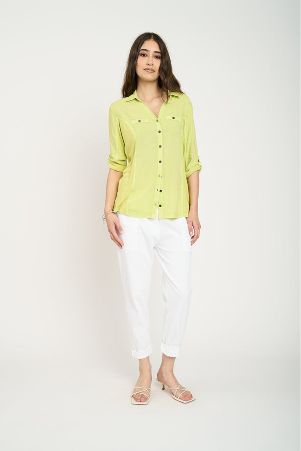 Blusa Mujer Serena Limón Lineatre
