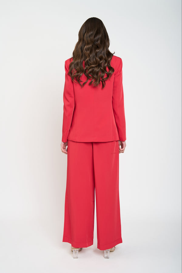 Pantalón Mujer Luciana Rojo Lineatre