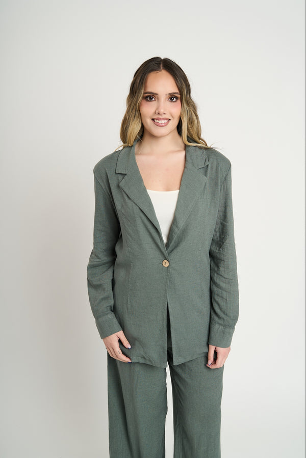Chaqueta Mujer Olivia Militar Lineatre