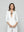 Chaqueta Mujer Tipo Blazer Caterina Con Botón Satinada Blanco Crudo Lineatre