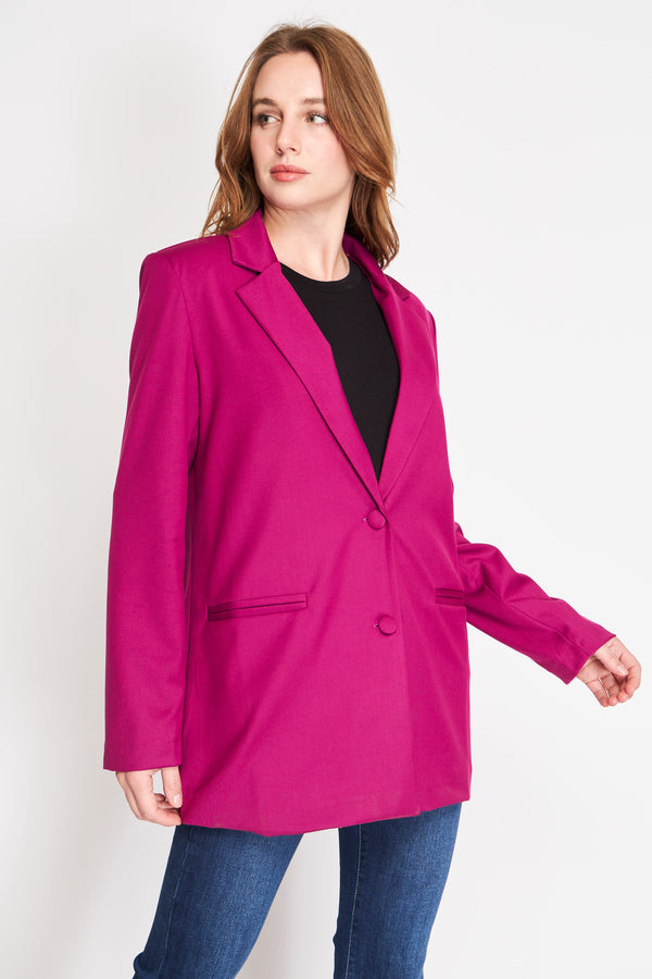 CHAQUETA QUIA FUCSIA