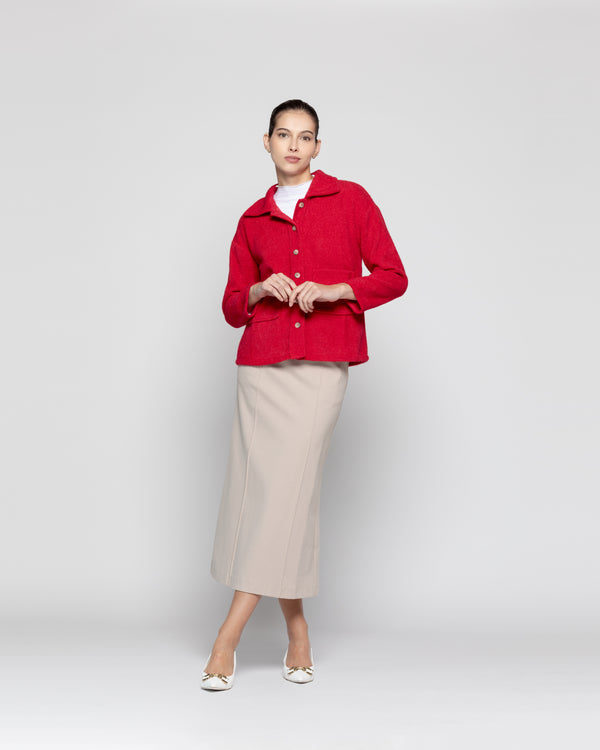 Chaqueta Mujer Leire Rojo Lineatre