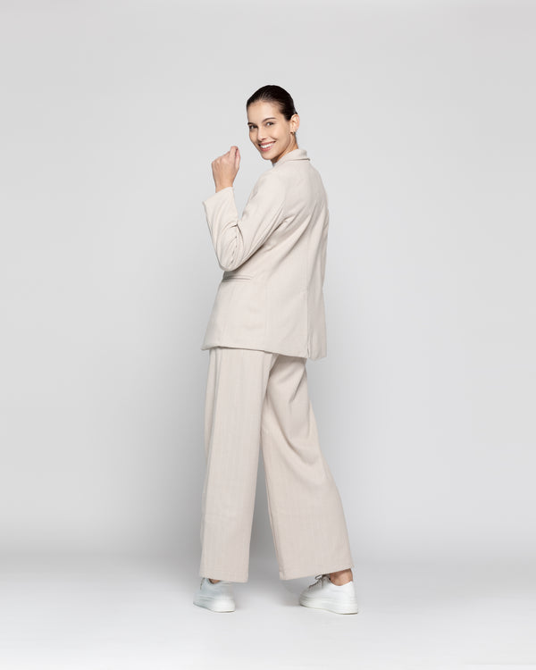 Chaqueta Mujer Amelia Beige Lineatre