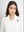 Chaqueta Mujer Teresa Cuello con solapa alta Blanco Lineatre