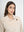 Chaqueta Mujer Teresa Cuello con Solapa Alta Beige Lineatre