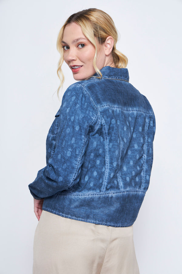 CHAQUETA MITA AZUL