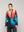 Chaqueta Mujer Cirene Tipo Blazer Con Estampado Multicolor Y Solapas Sastreras Lineatre