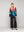Chaqueta Mujer Cirene Tipo Blazer Con Estampado Multicolor Y Solapas Sastreras Lineatre