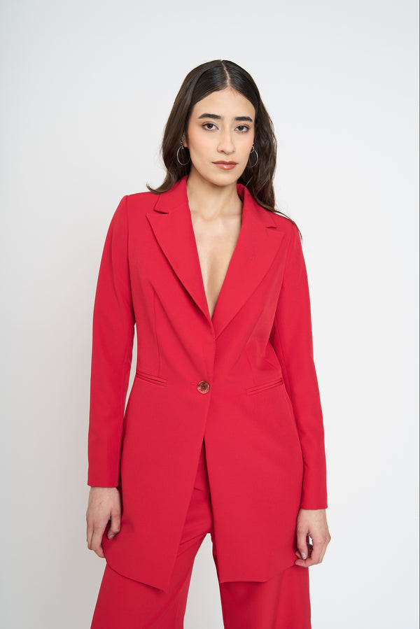 Chaqueta Mujer Emma Rojo Lineatre