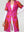 Spolverino Mujer Fiorella Escote en V Magenta Lineatre