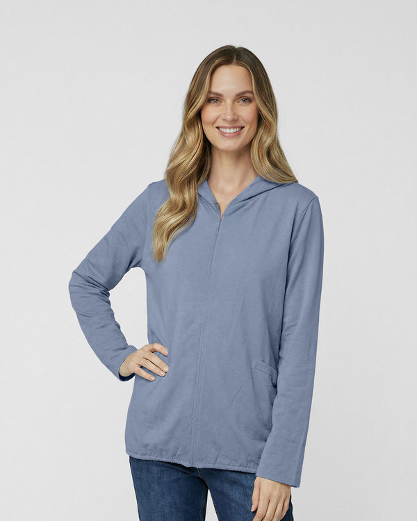 Spolverino Mujer Dalila Relaxed Cuello Manga larga Jeans Lineatre