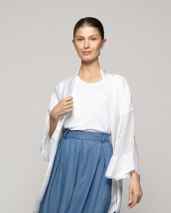 Tapado Mujer Spolverino Diana Blanco Lineatre