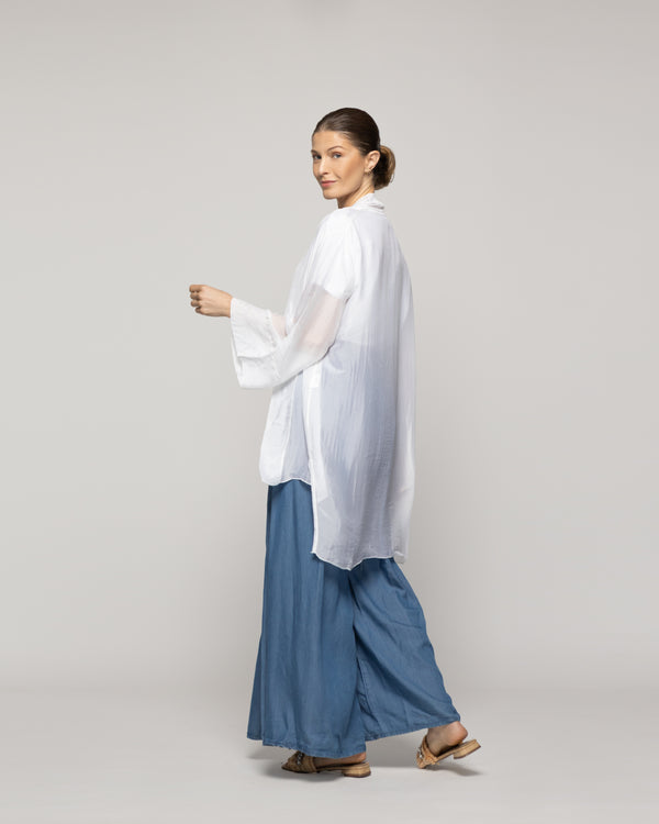 Tapado Mujer Spolverino Diana Blanco Lineatre