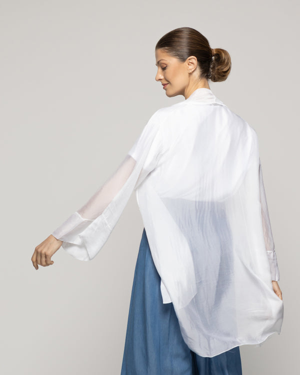 Tapado Mujer Spolverino Diana Blanco Lineatre