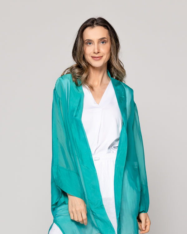 Tapado Mujer Spolverino Diana Verde Esmeralda Lineatre