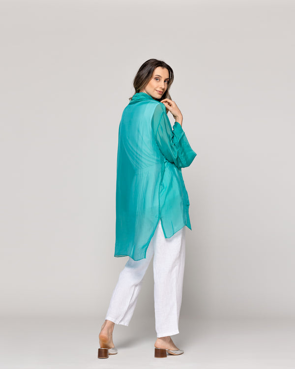 Tapado Mujer Spolverino Diana Verde Esmeralda Lineatre