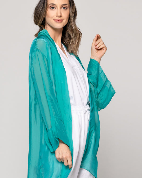 Tapado Mujer Spolverino Diana Verde Esmeralda Lineatre