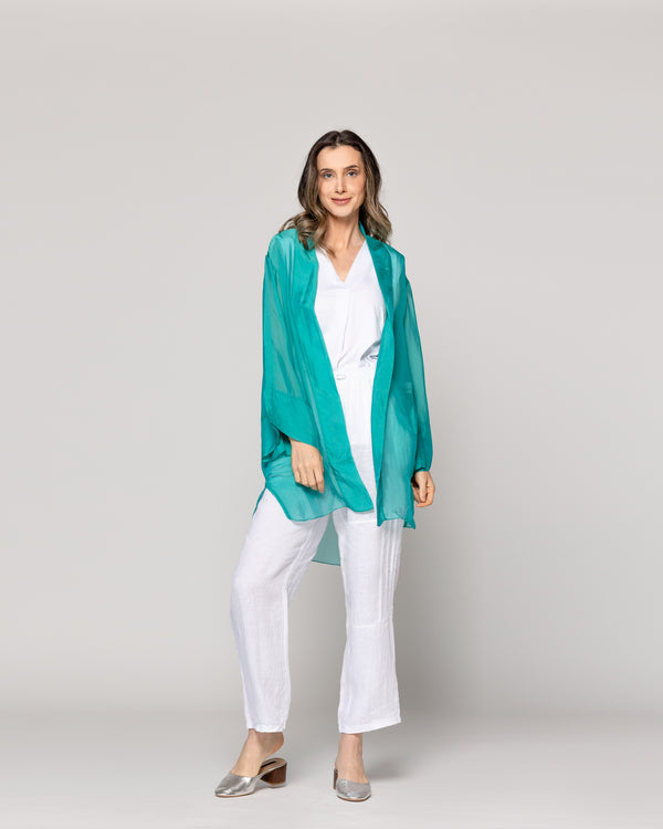 Tapado Mujer Spolverino Diana Verde Esmeralda Lineatre