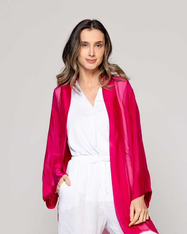 Tapado Mujer Spolverino Diana Fucsia Magenta Lineatre