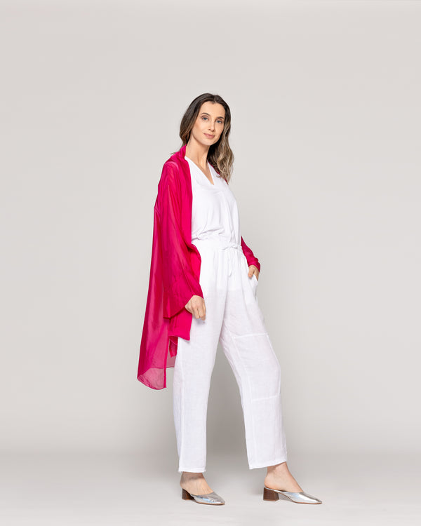 Tapado Mujer Spolverino Diana Fucsia Magenta Lineatre