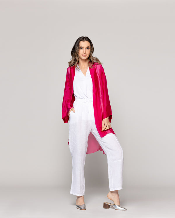Tapado Mujer Spolverino Diana Fucsia Magenta Lineatre