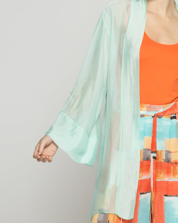 Tapado Mujer Spolverino Dafne Verde Menta Lineatre