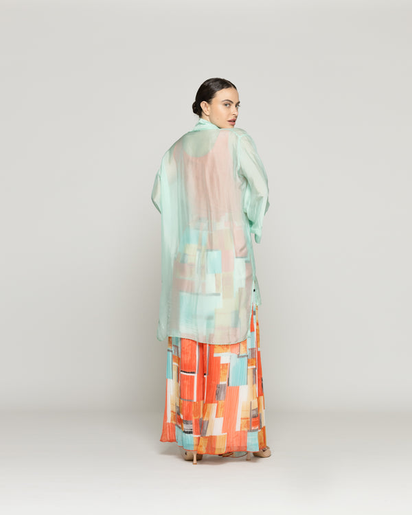 Tapado Mujer Spolverino Dafne Verde Menta Lineatre