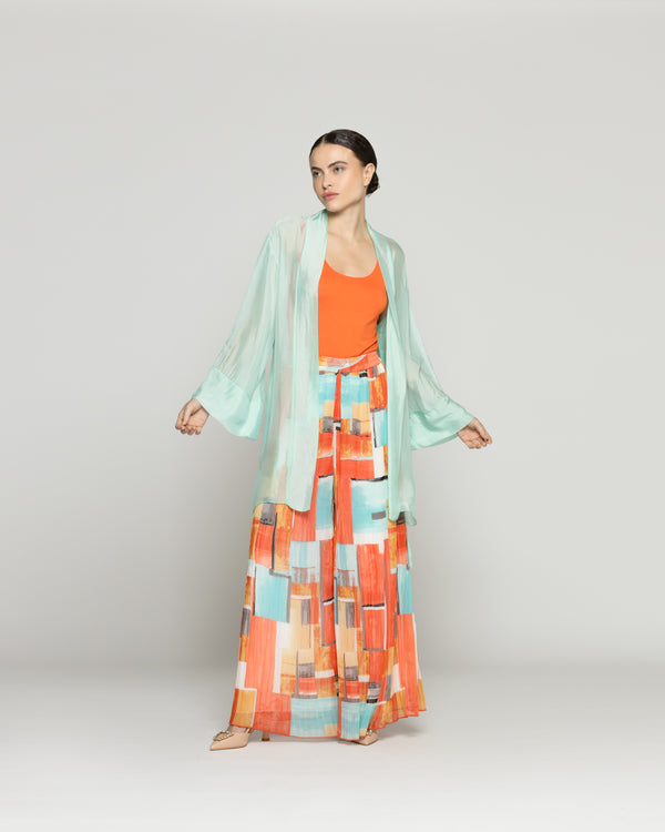 Tapado Mujer Spolverino Dafne Verde Menta Lineatre