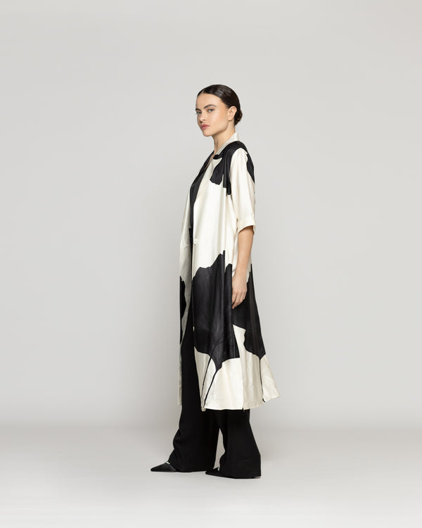 Spolverino Mujer Dalia Estampado Floral Maxi Lineatre