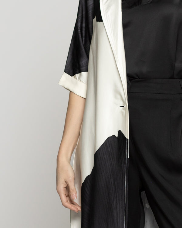 Spolverino Mujer Dalia Estampado Floral Maxi Lineatre